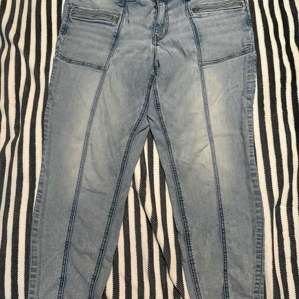 Maurices Light Blue Ankle Jeans